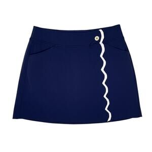 Lilly Pulitzer Luxletic Navy Mini Skirt Size 6